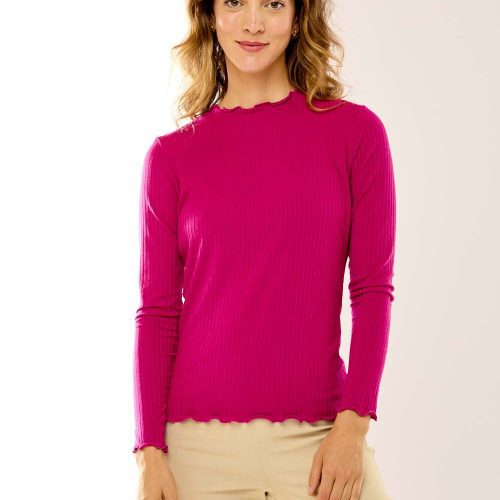 THE REGINA TOP IN FUCHSIA