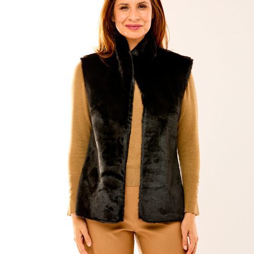 Faux Fur Reversible Vest