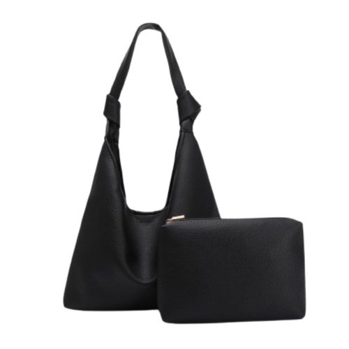 Black shoulder bag