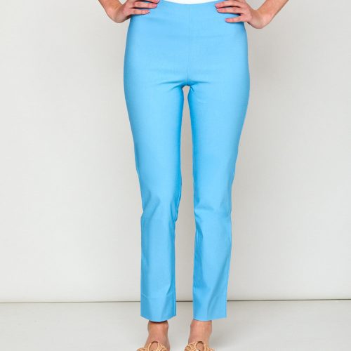 The best-selling Sara Campbell Sheri Pants in Bright Sky