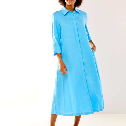 The Hollie Dress in Lakeview Linen