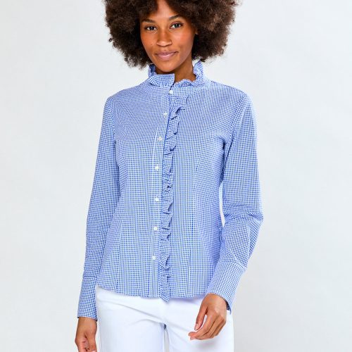 The Mason Blouse in Royal