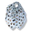 Dog accessory print scarf