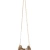 Gold gwen evening handbag