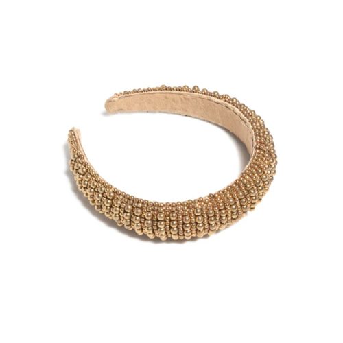 Gold beaded headband