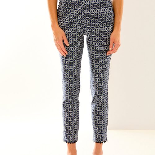 Woman in printed pant