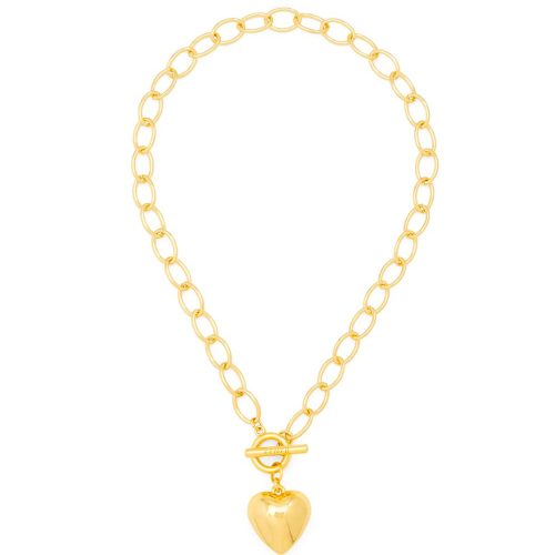 Gold heart necklace