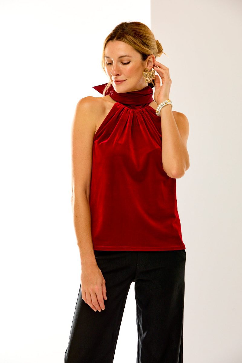 The Mika Top in Red