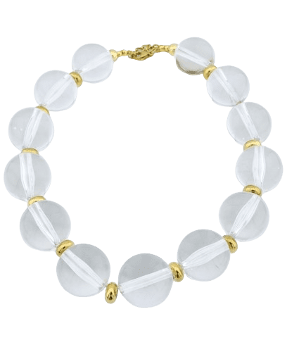 Oversized Pearl Bead Necklace Crystal removebg preview