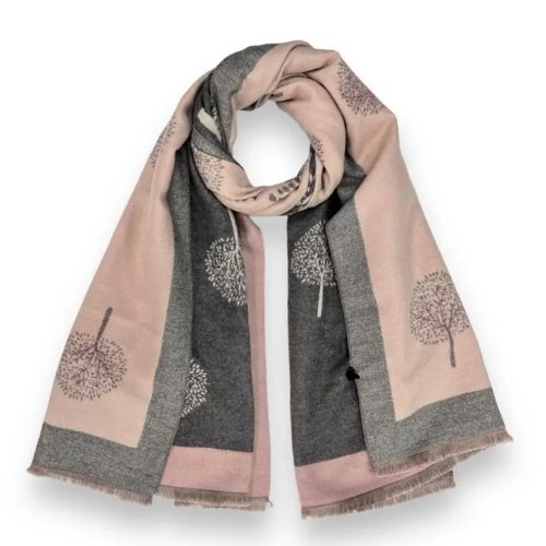 Mauve tree scarf