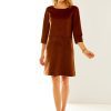 The Archer Dress in Chocolate