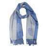 Denim tree of life scarf