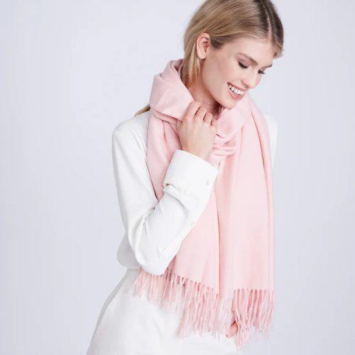 Pink scarf