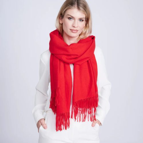 red scarf