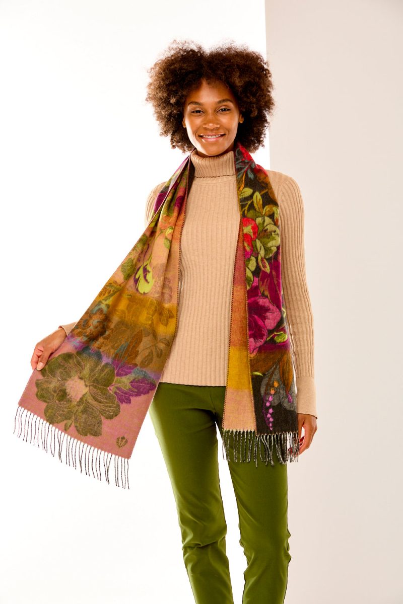 Botanical Floral Scarf